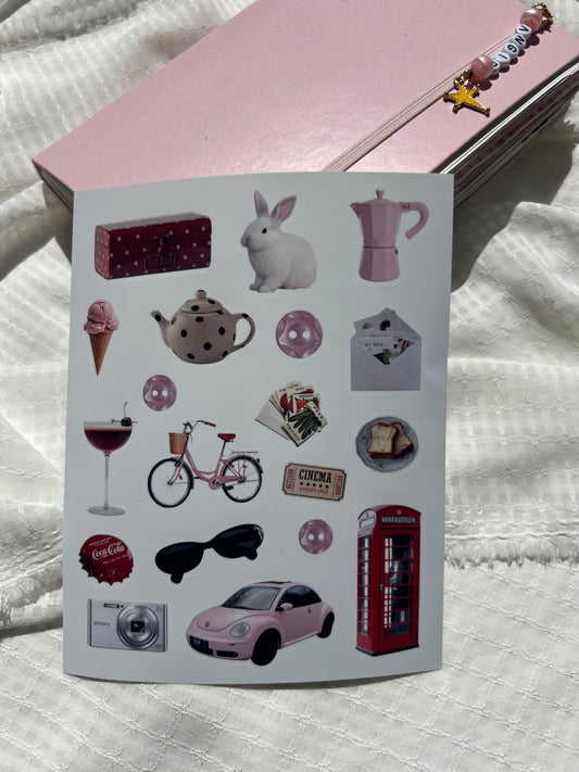 Slow Spring Sticker Sheet (Large)