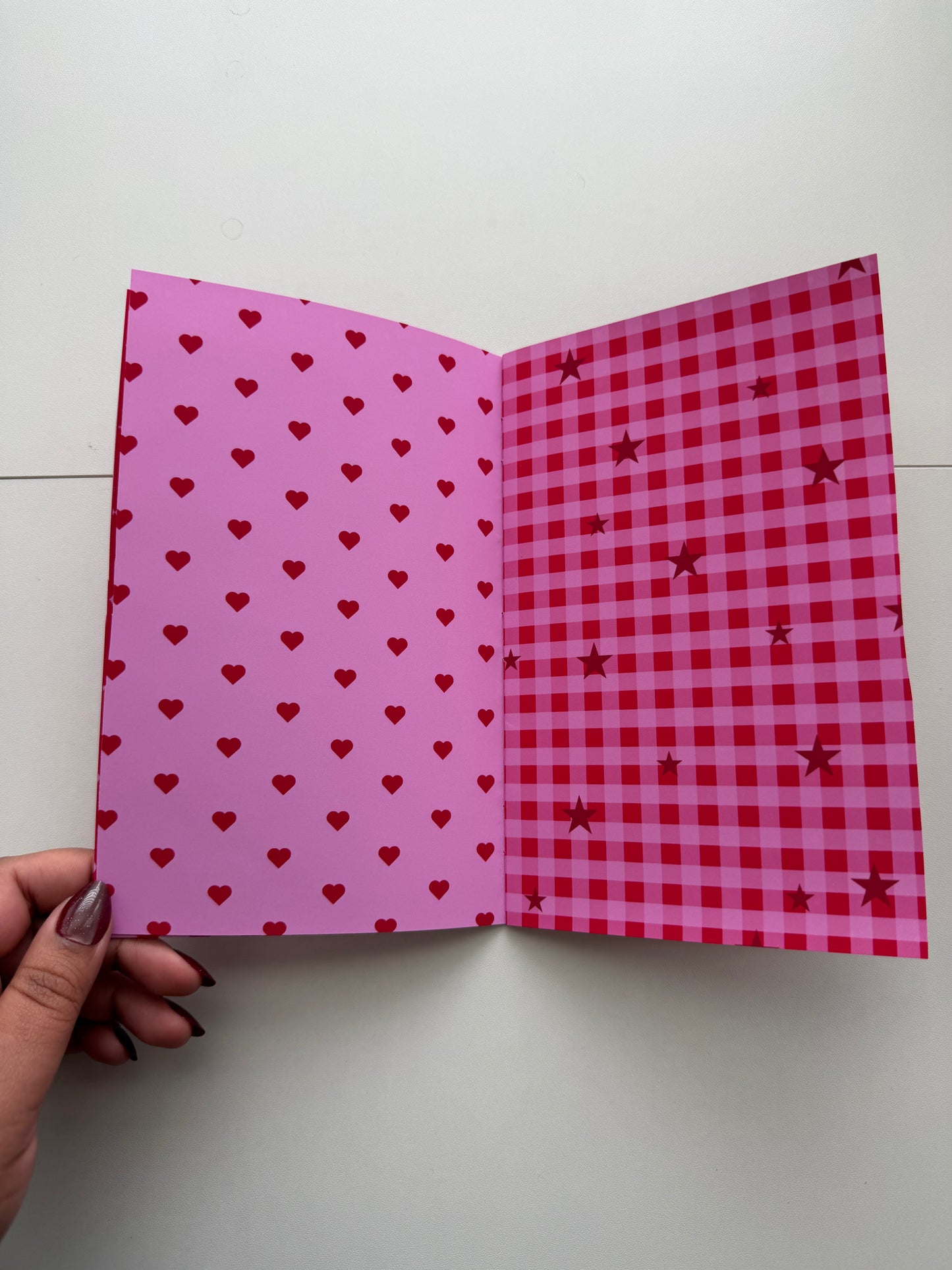 Mini Paper Book - Reds and Pinks