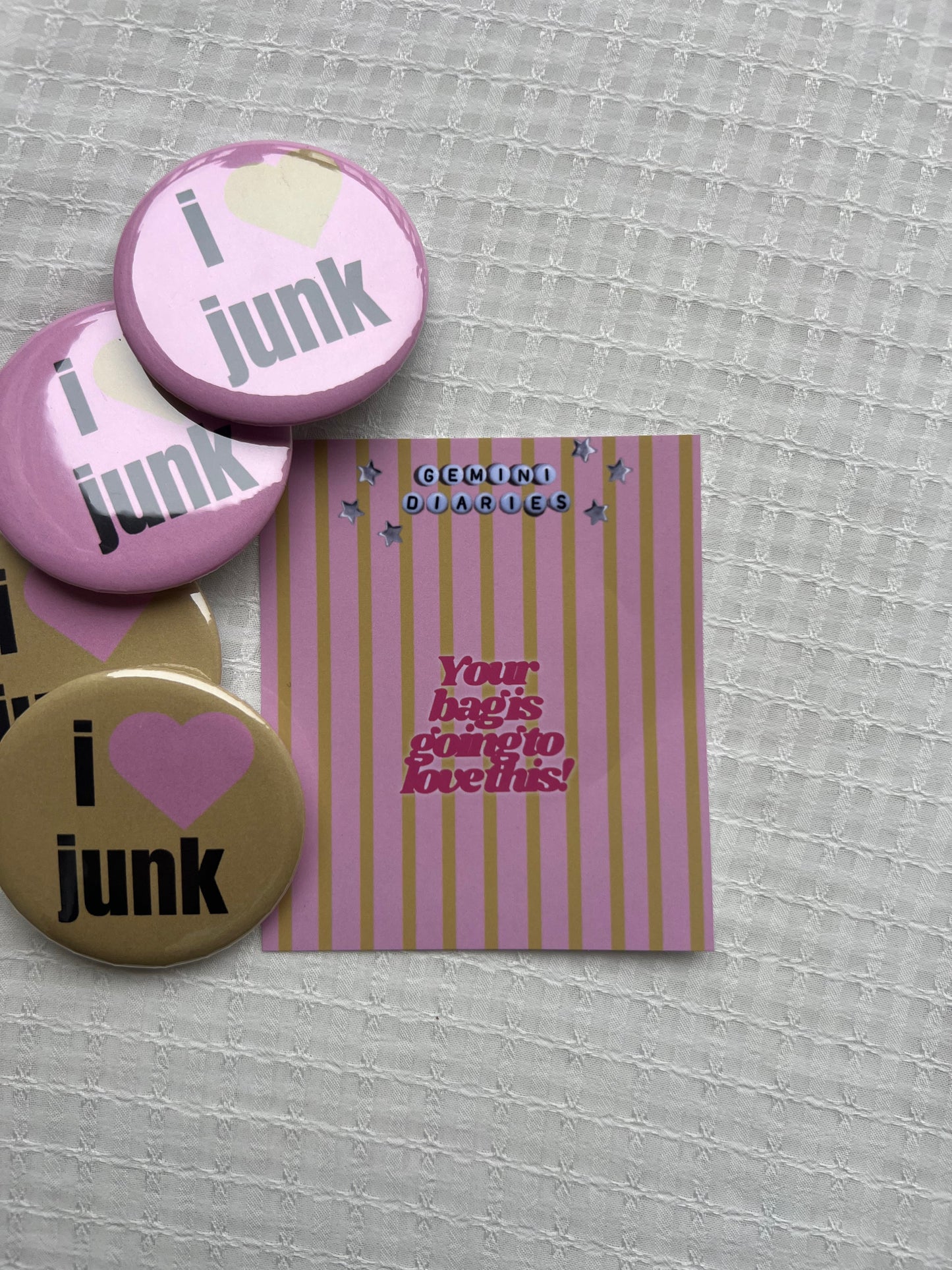 I Heart Junk Pin