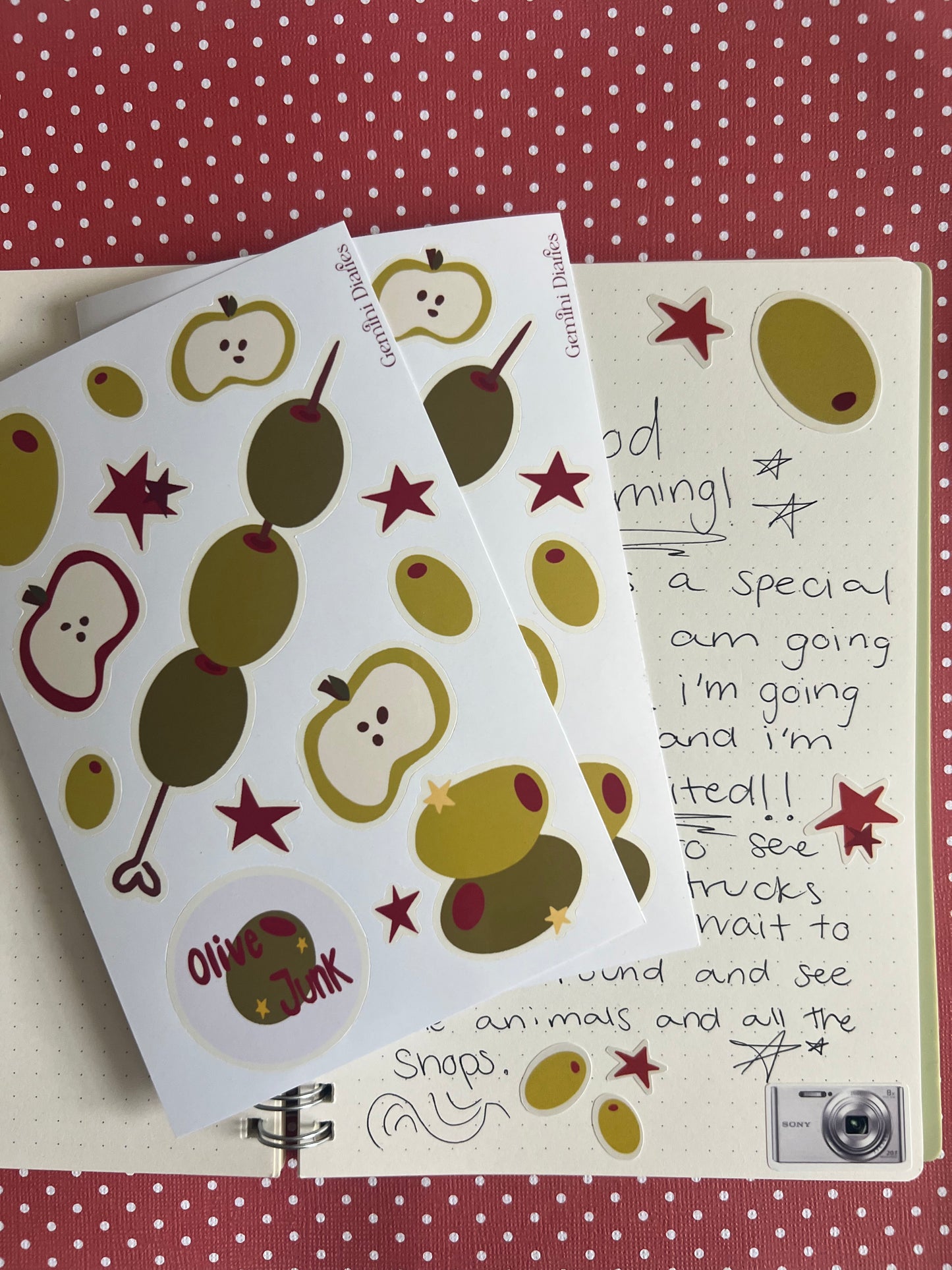 Cosmic Olives Sticker Sheet