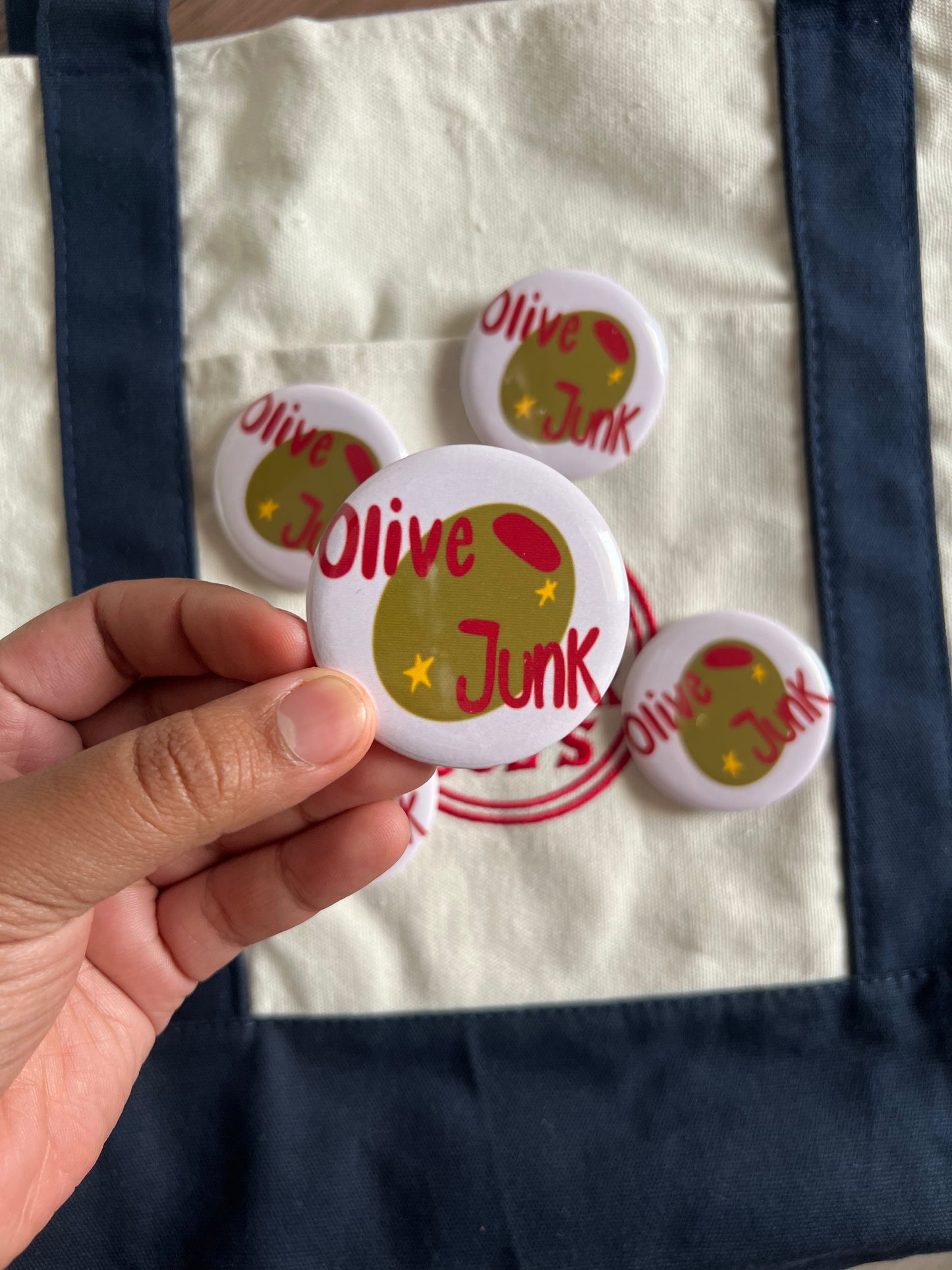 Olive Junk Pin