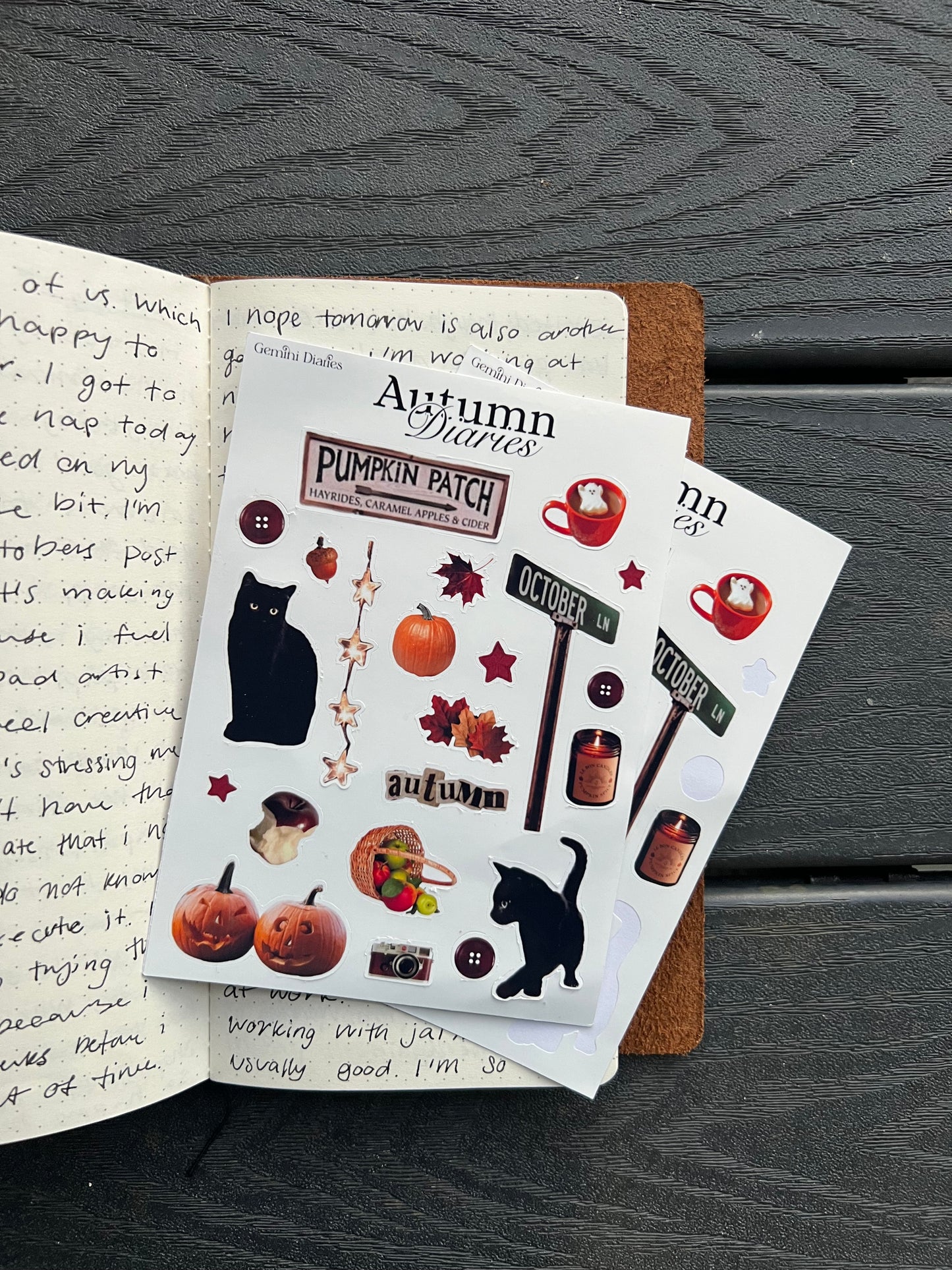 Autumn Diaries Sticker sheet