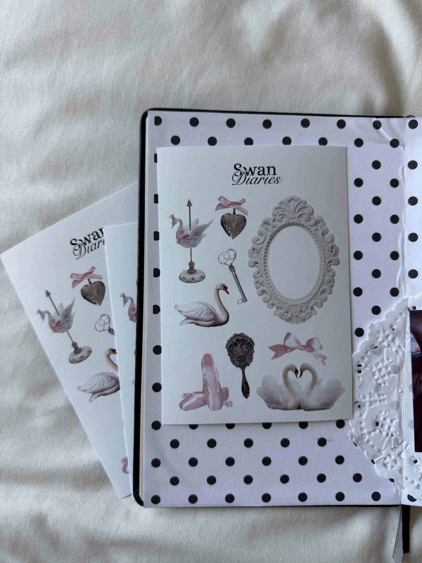 Swan Diaries Sticker sheet