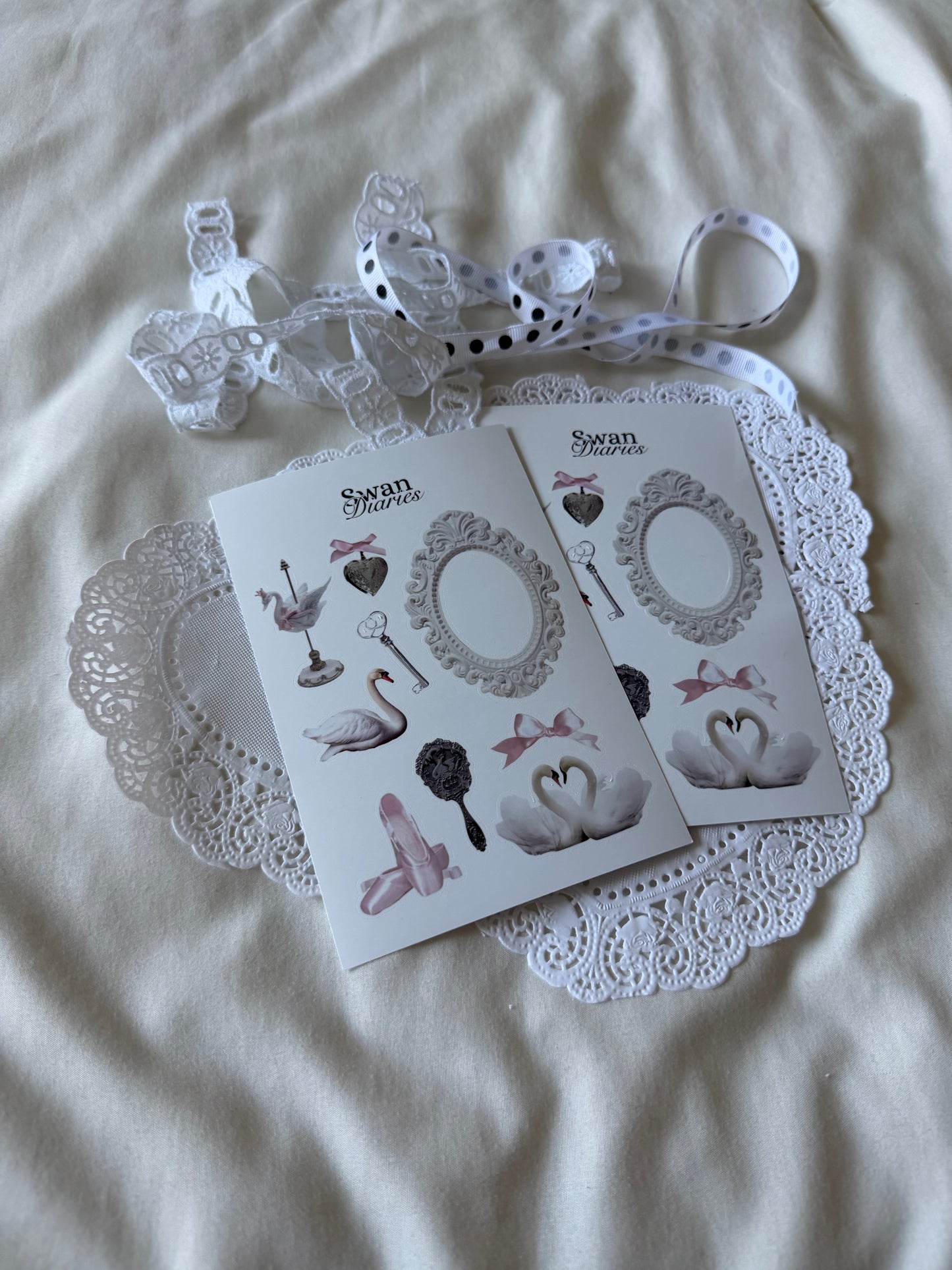 Swan Diaries Sticker sheet