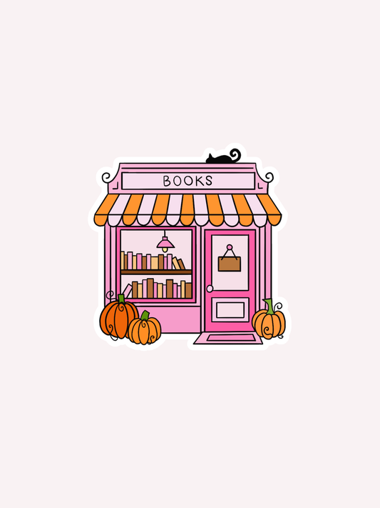 Fall Bookstore Sticker