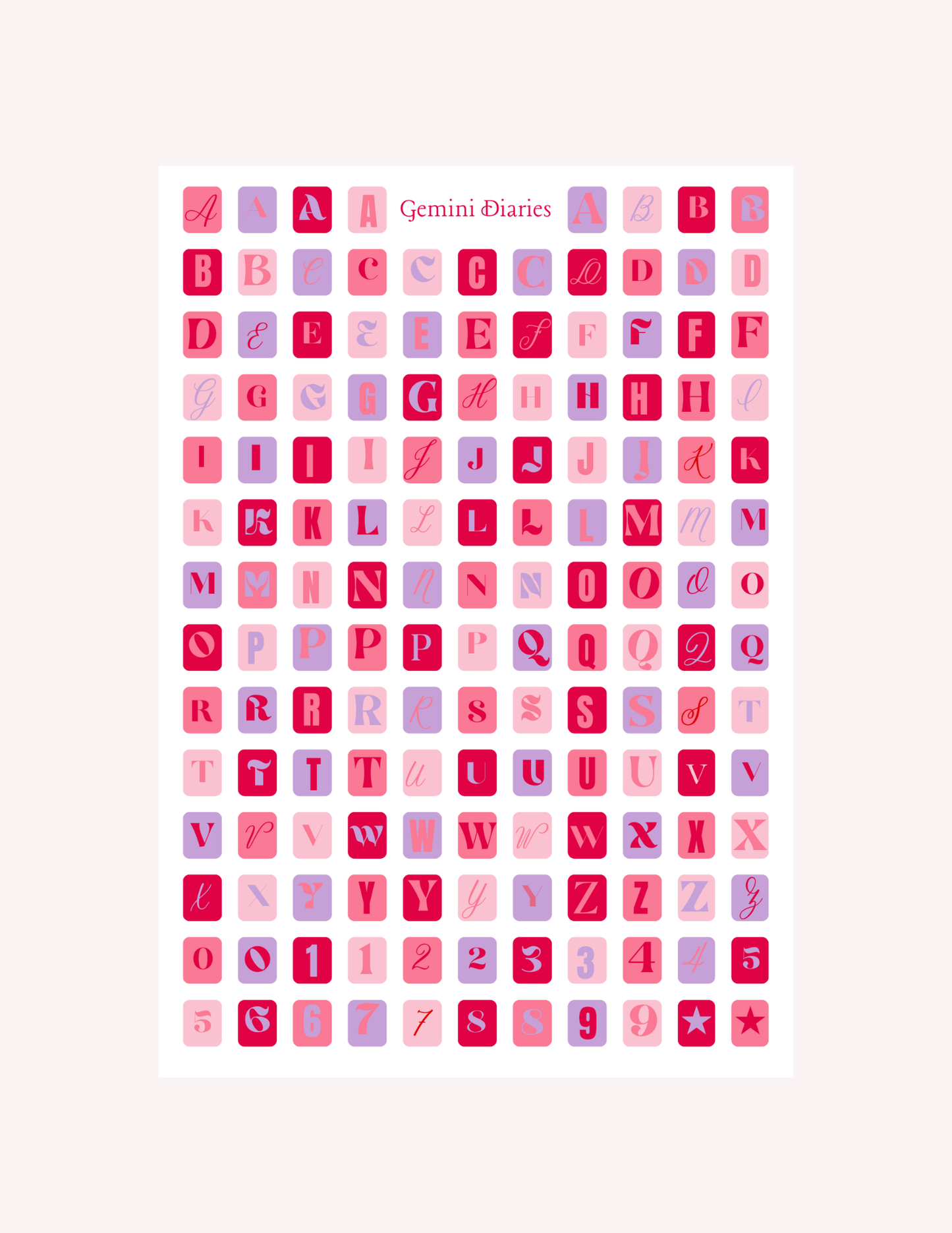 Sweetheart Alphabet Letter