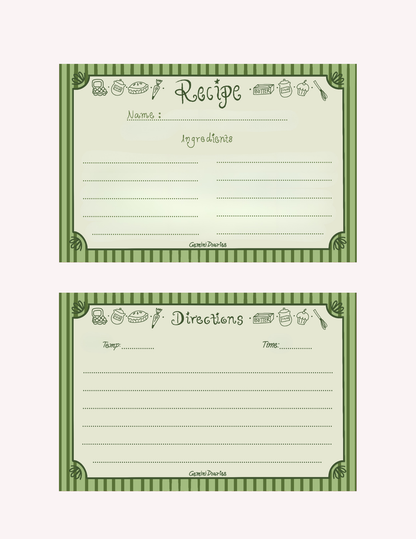Recipe Cards