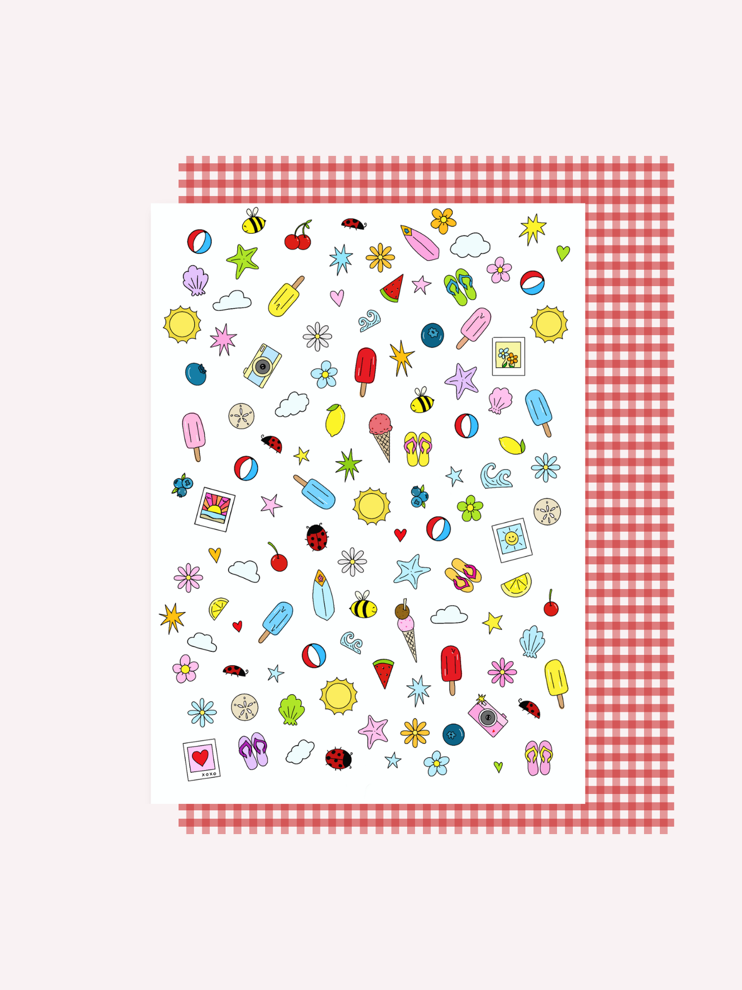 Summer Teeny Tiny Sticker Sheet