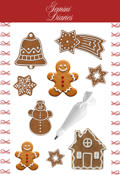 Gingerbread Cookies Sticker sheet