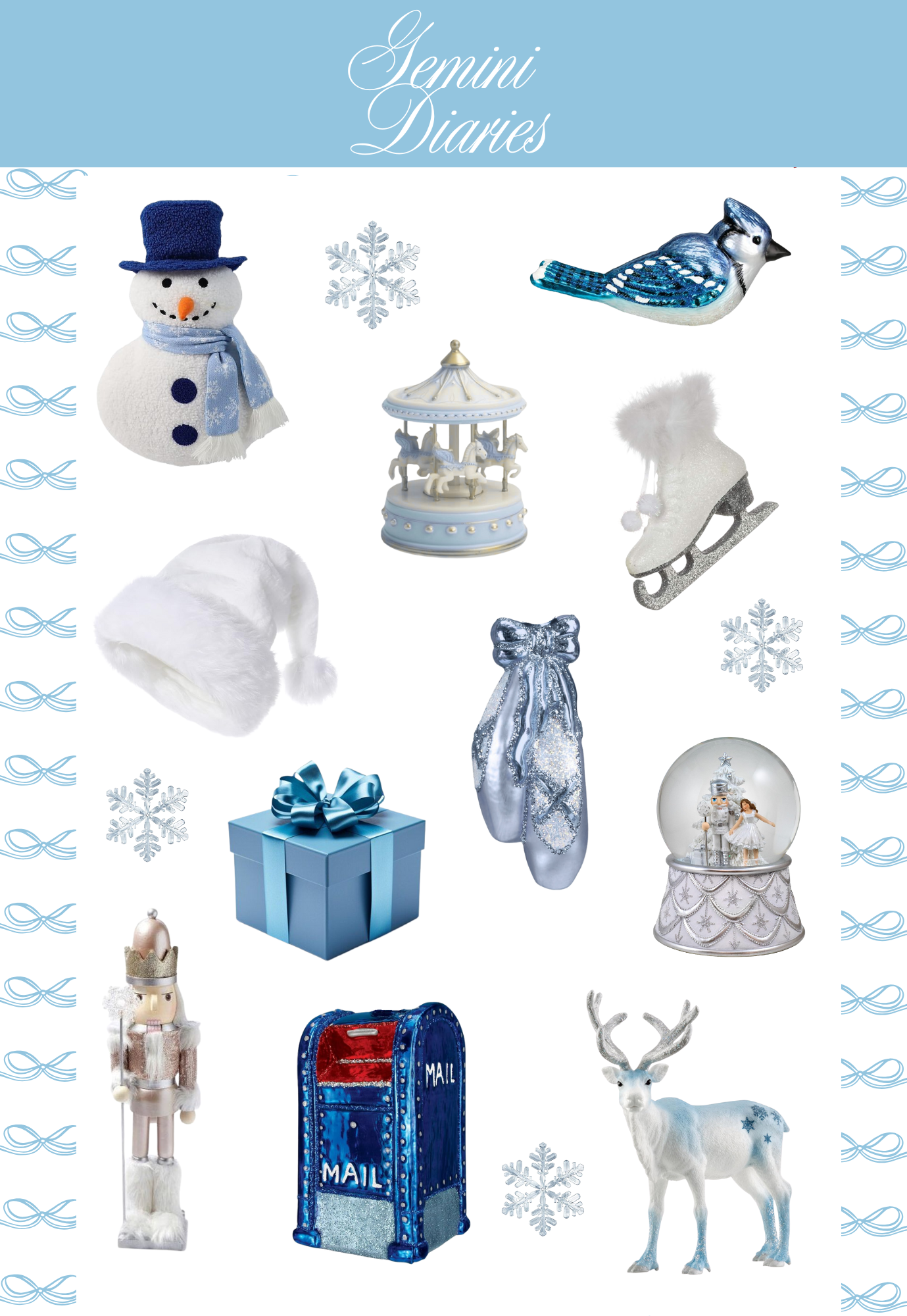 Winter Day Sticker sheet