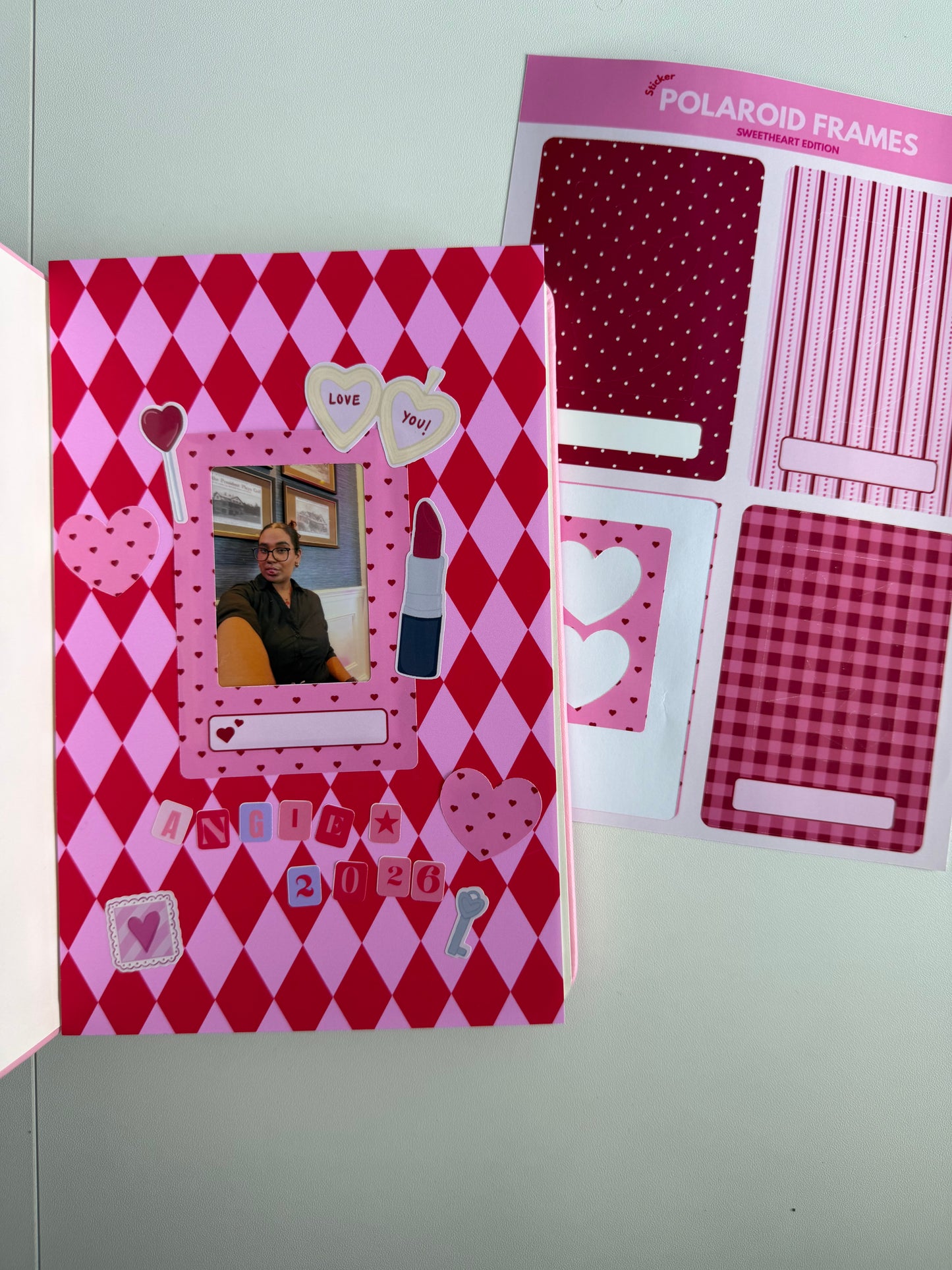 Sweetheart Polaroid Frames Sticker