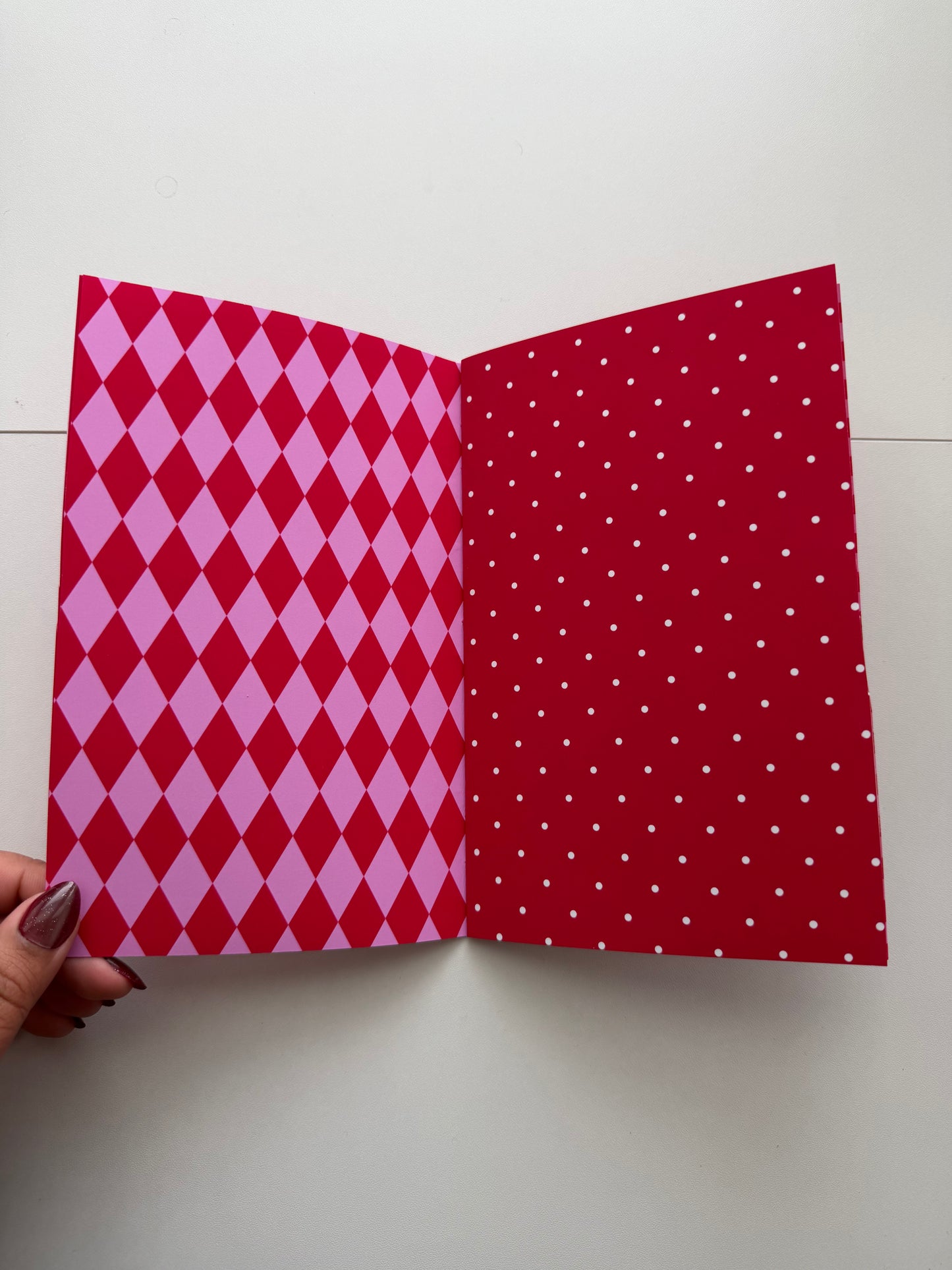 Mini Paper Book - Reds and Pinks
