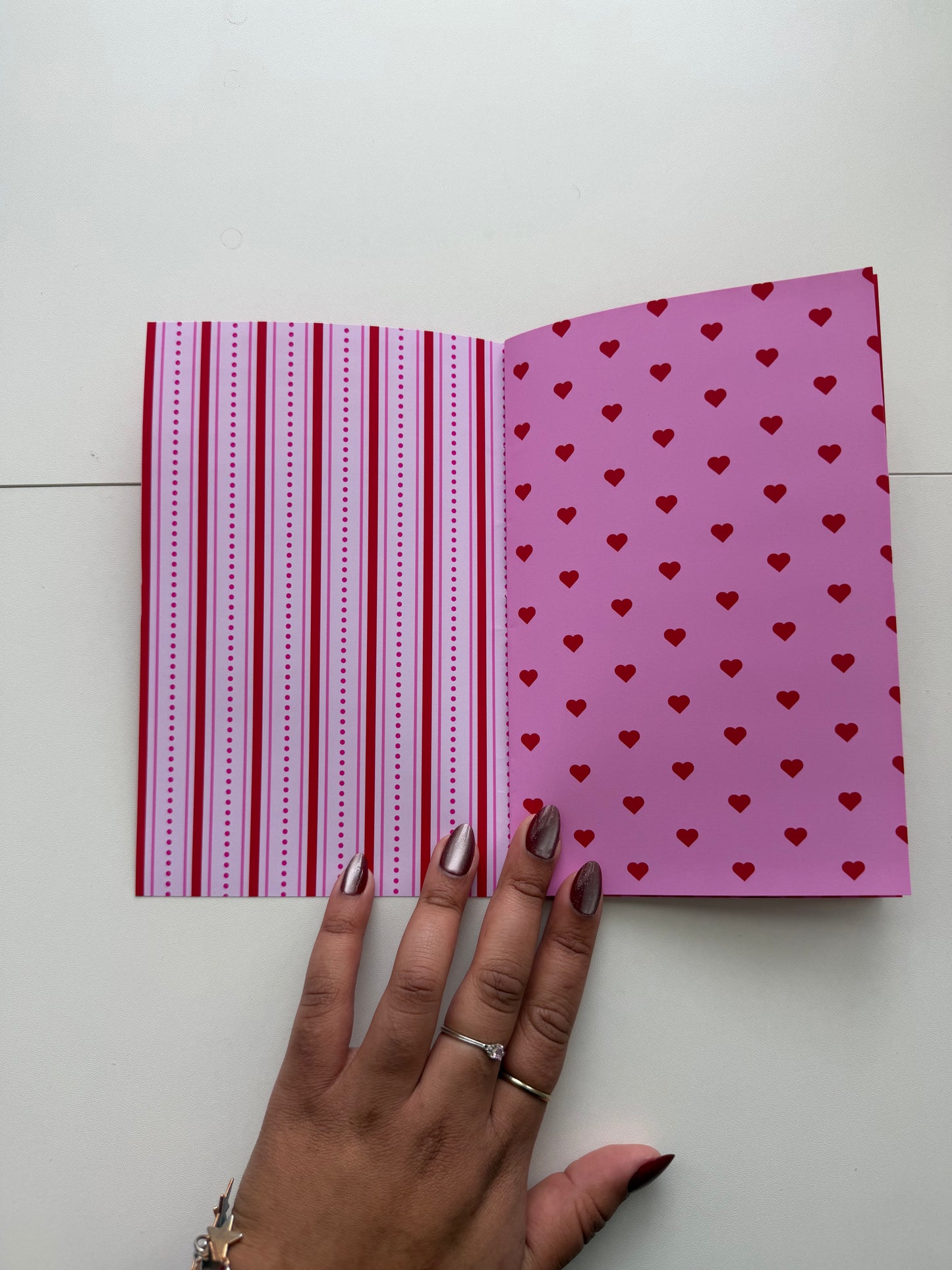Mini Paper Book - Reds and Pinks