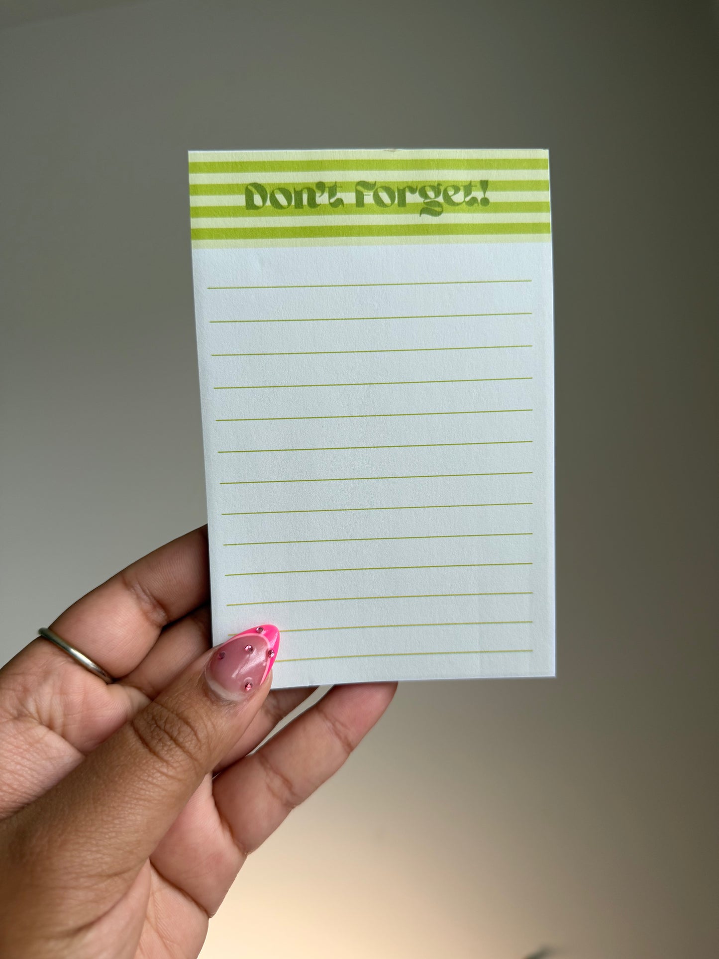 'Dont Forget' Notepads *Oopsies*