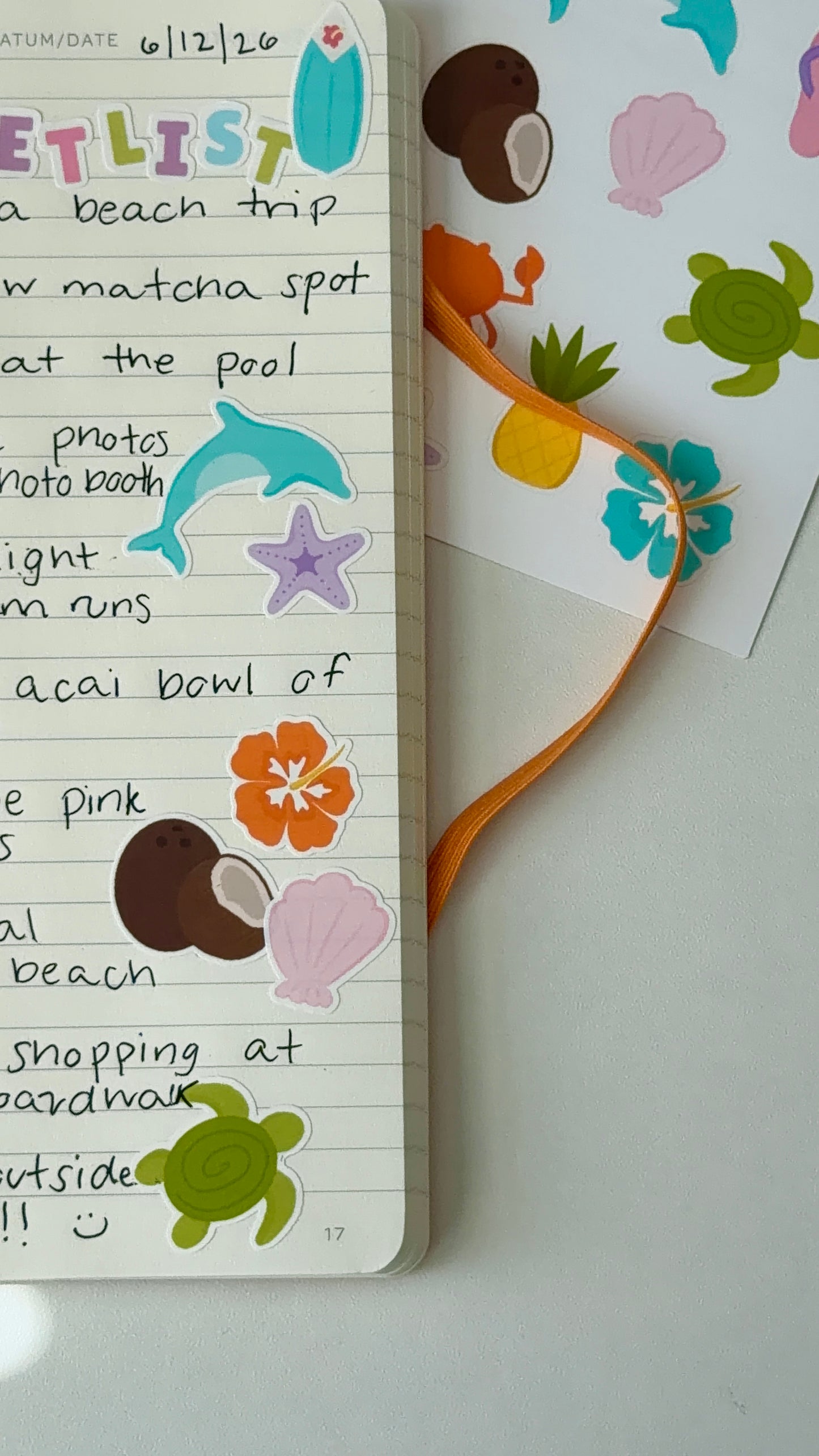 Tropical Sticker Sheet