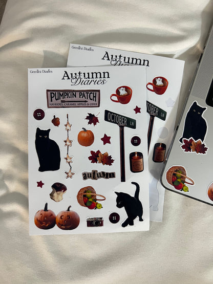 Autumn Diaries Sticker sheet
