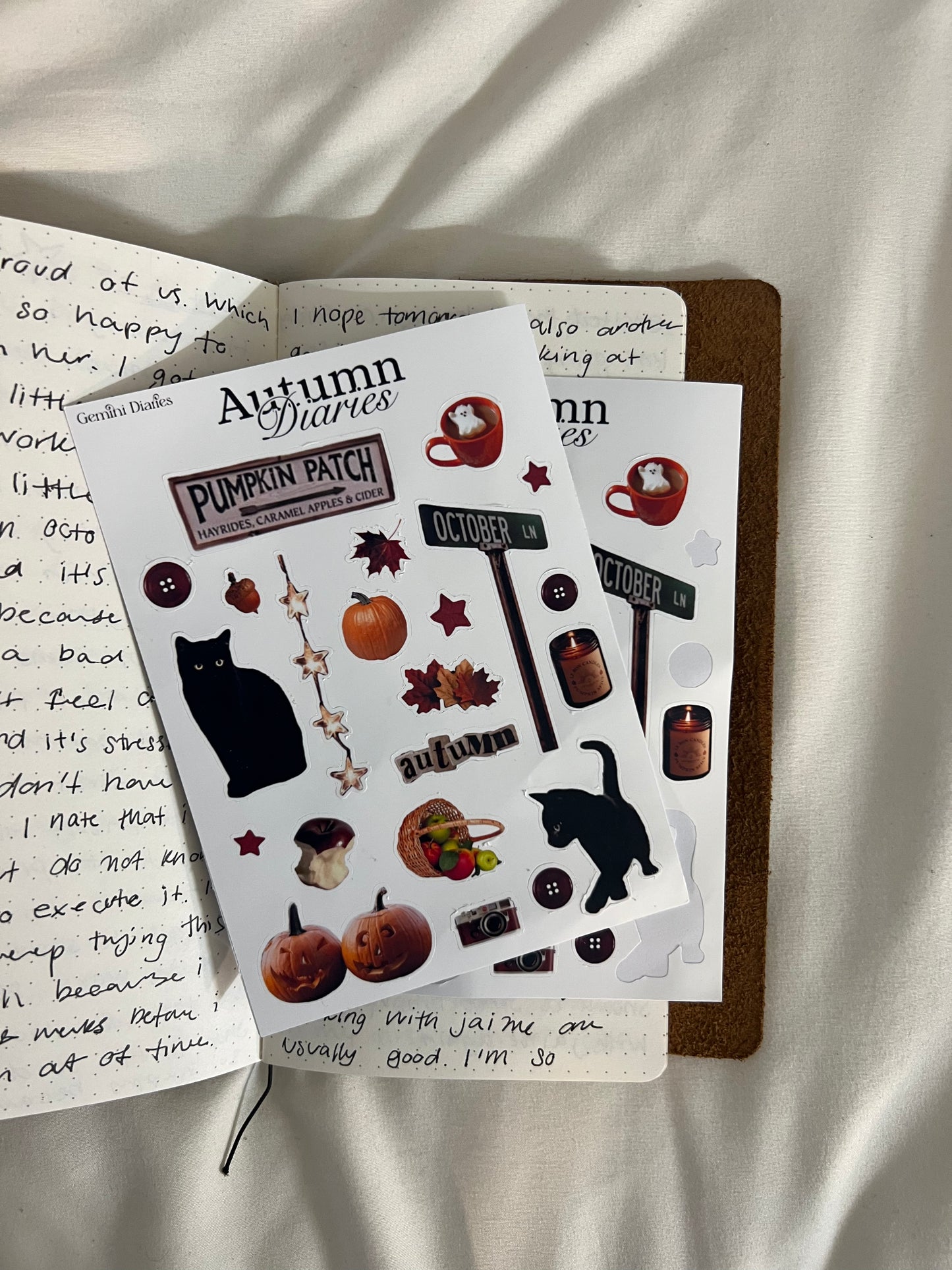 Autumn Diaries Sticker sheet