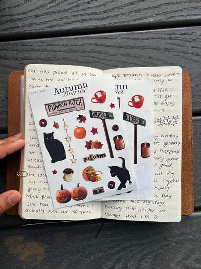 Autumn Diaries Sticker sheet