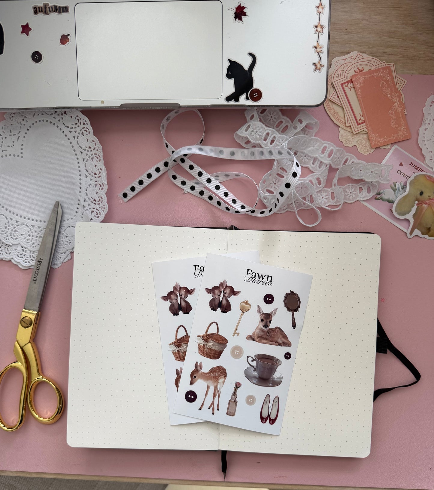 Fawn Diaries Sticker sheet