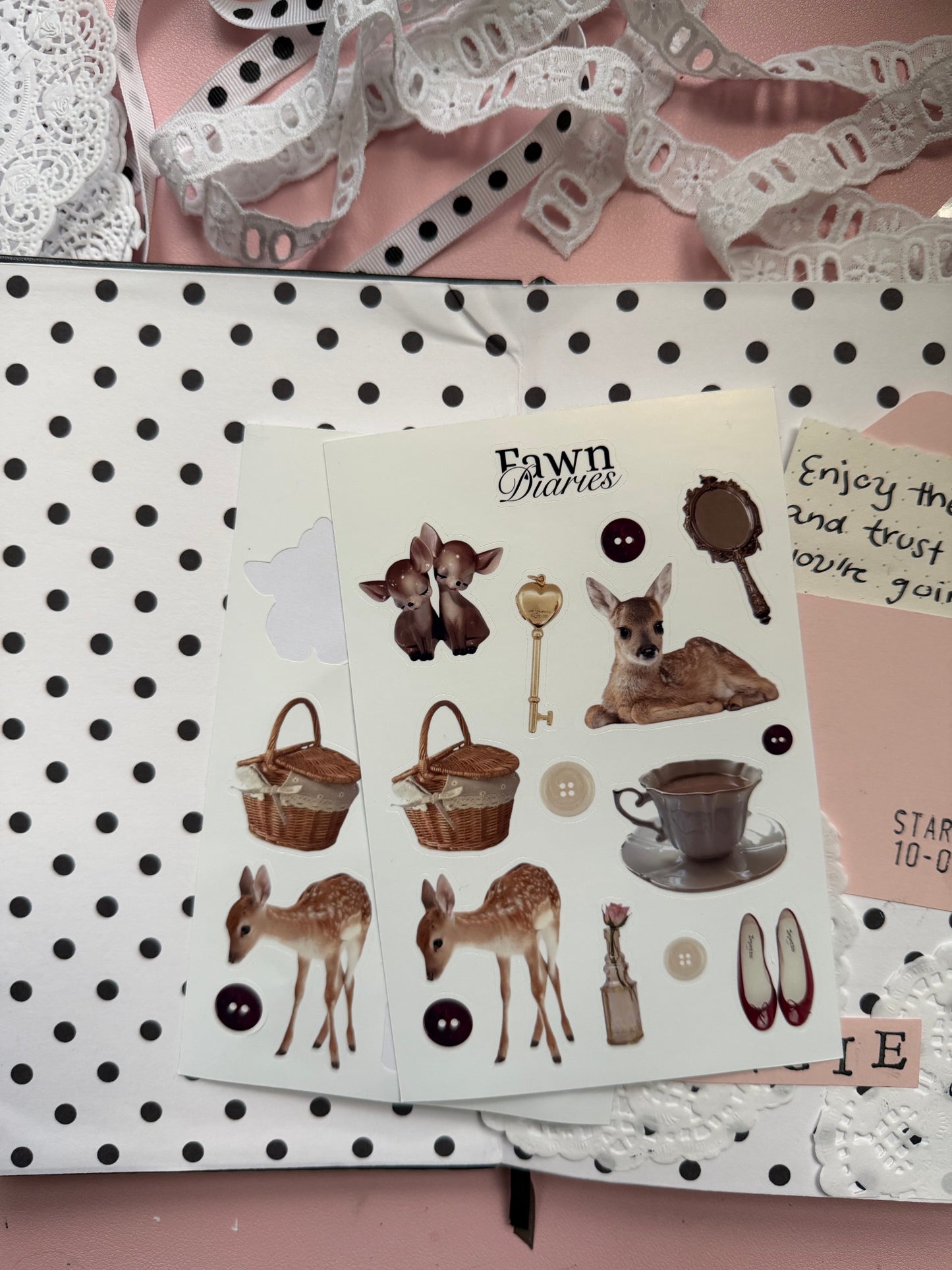 Fawn Diaries Sticker sheet