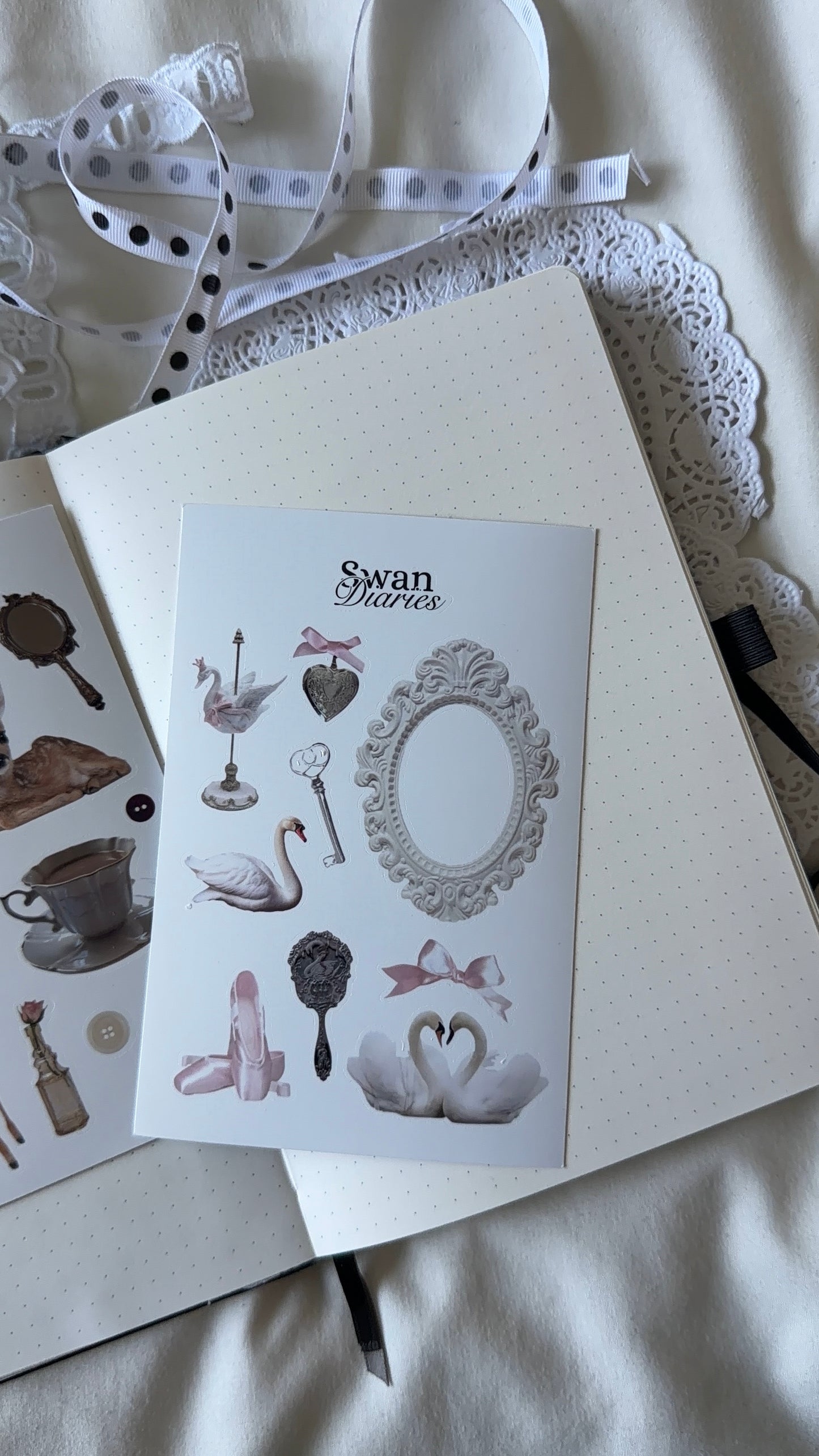 Swan Diaries Sticker sheet