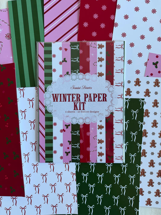 Winter Paper Kit