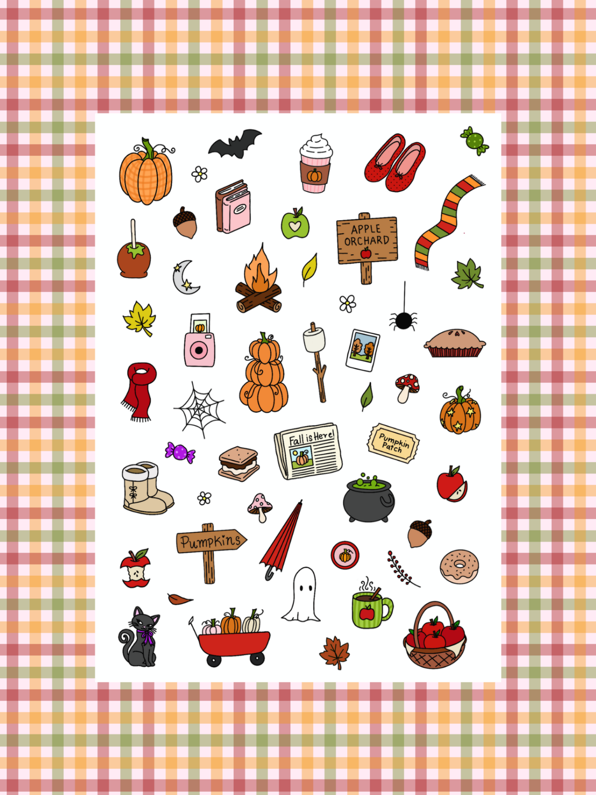 Autumn Sticker Sheet
