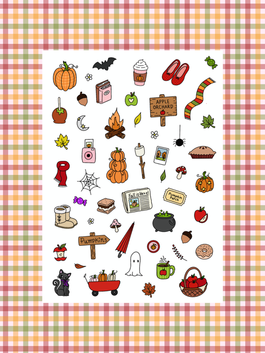 Autumn Sticker Sheet