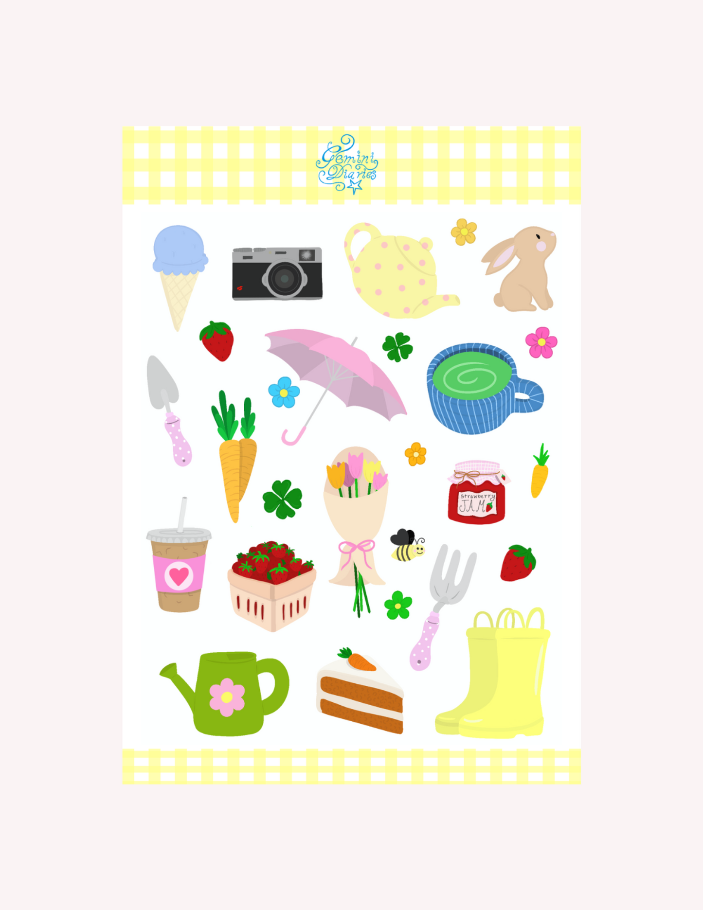 Spring Day Sticker Sheet