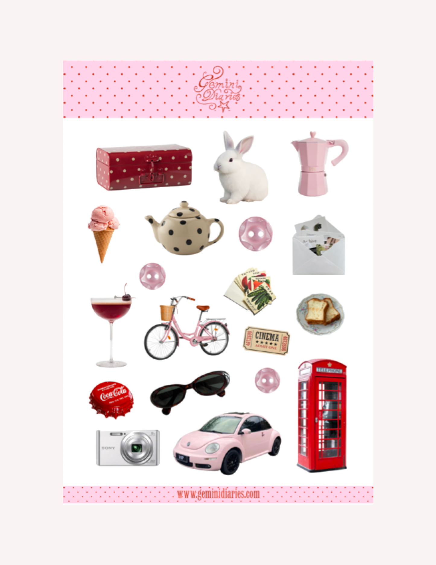 Slow Spring Sticker Sheet (Large)