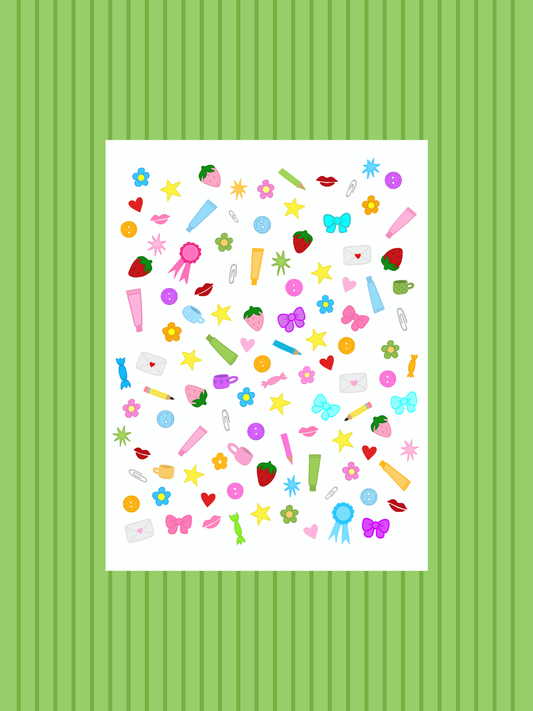 Teeny Tiny Trinket Sticker Sheet