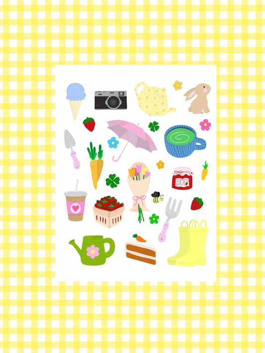 Spring Day Sticker Sheet