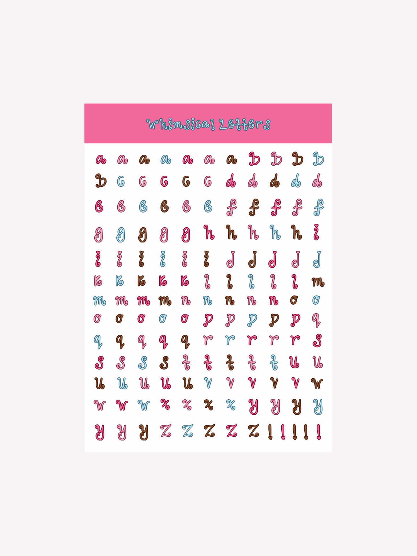 Whimsical Letters