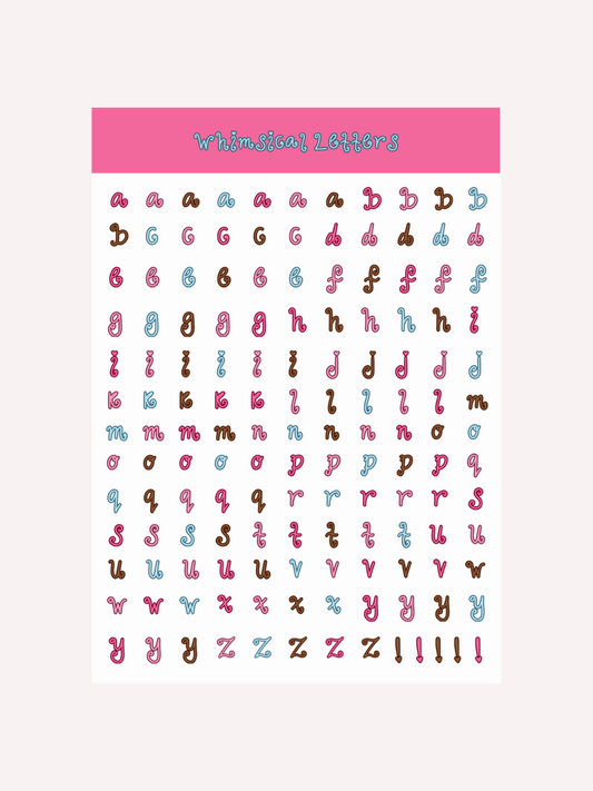 Whimsical Letters