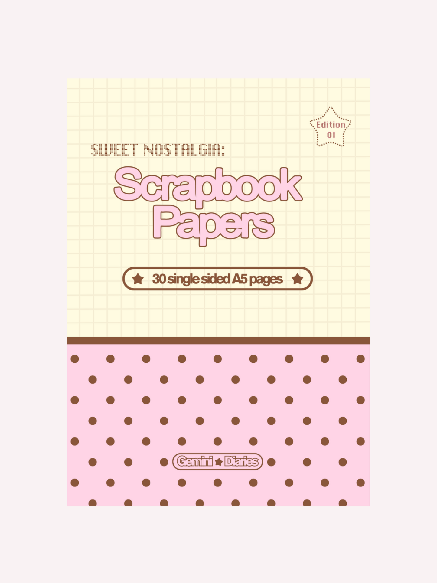 Sweet Nostalgia: Scrapbook Paper Pad *Pre-Order*